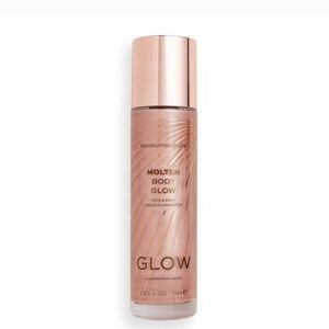 Revolution Molten Body Glow Highlighter - Rose Gold Face & Body Shimmer